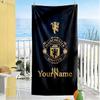 Manchester Customizable Name Beach Towel Quick-Dry Soft Microfiber Suitable for Sports Travel Swimming Yoga Bathroom Beach And Pool