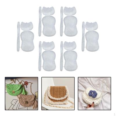 6 sztuk siatki plastikowe płótno arkusze rękodzieło do robienia przędzy workowej rzemiosło DIY