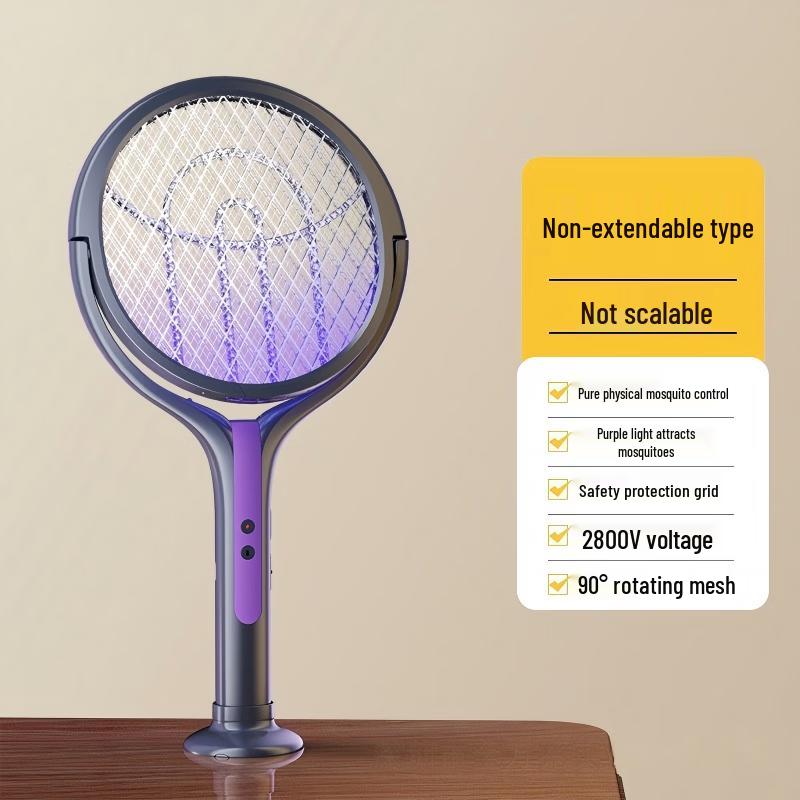 LISM Telescopic Rechargeable Electric Mosquito Swatter & Lamp