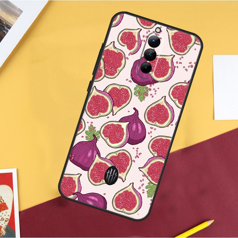 Avocado Pear Papaya Pomegranate Case For ZTE Nubia Red Magic 11 Pro 9 8 8S 9S 10S 10 Pro Plus 6R 6 7 6S 7S Pro 10 Air Cover