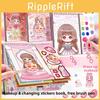 Sticker Princess Dressup Book With Classic Style Scenes For Kids Diy Fun Fashion