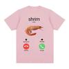 Shrim Is Calling Funny Shrimp Meme Tshirt Unisex Unisex Clothing Fashion Harajuku Short Sleeve Tees Pure Cotton Casual T Shirts