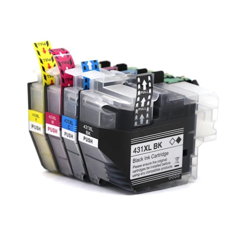Compatible ink cartridges LC431XL Dye ink for Brother  DCP-J1050DW DCP-J1140DW MFC-J1010DW printer ink cartridges LC431 431