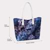Elegant Floral Printed Women Tote Bag Fashion Portable Daily Carry Handbag