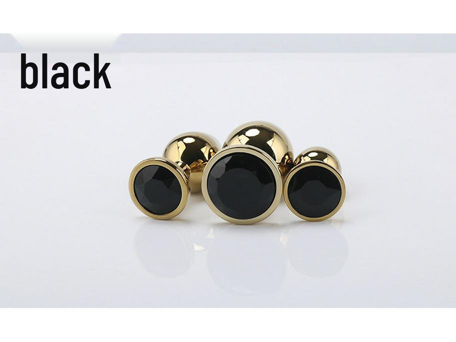 Diamond-Studded Metal Butt Plug for G-Spot Pleasure