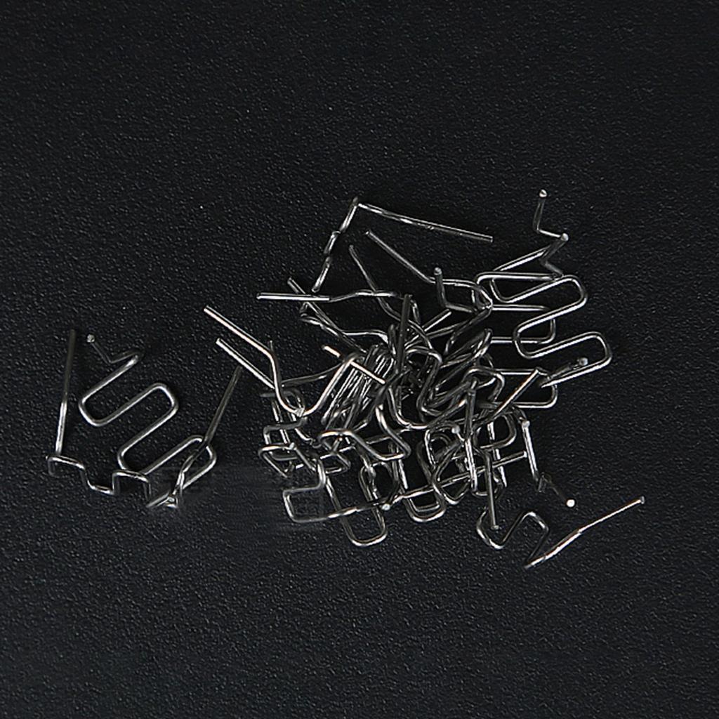 Universal 100 Pcs Set Precut 0.6mm 0.8mm Hot  Flat Staples For Plastic Stapler Repair Welder repair tool