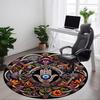 1pc Mystic Symbols Chair Carpet for Office, Soft Flannel Throw Mat, Perfect for Office,Holiday Party Decoration Choice Yy251113136