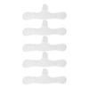 5 Pcs Cotton Bra Liners 3 Layer under Breast Sweat Absorber Pads Reusable Washable Bra Liners for Women