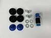 4CM 12-teiliges Schlagzeug Filzpad Set mit rutschfester Hi-Hat Klemme