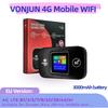 Portable 4G LTE WiFi Router with SIM Card Slot – 3000mAh Battery for Europe, Asia, Africa