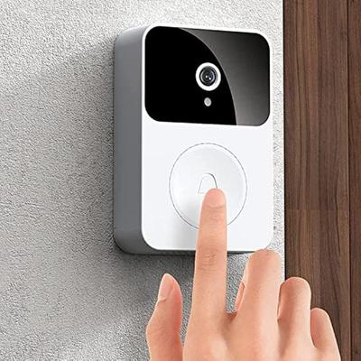 Cámara con timbre inalámbrico y timbre, cámara con timbre con video inteligente, inalámbrica, Wi-Fi y video HD