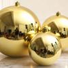 Large Gloss Golden Christmas Ball Ornament Shatterproof Plastic Decorative Baubles For Christmas Tree Wreath Home Decoration