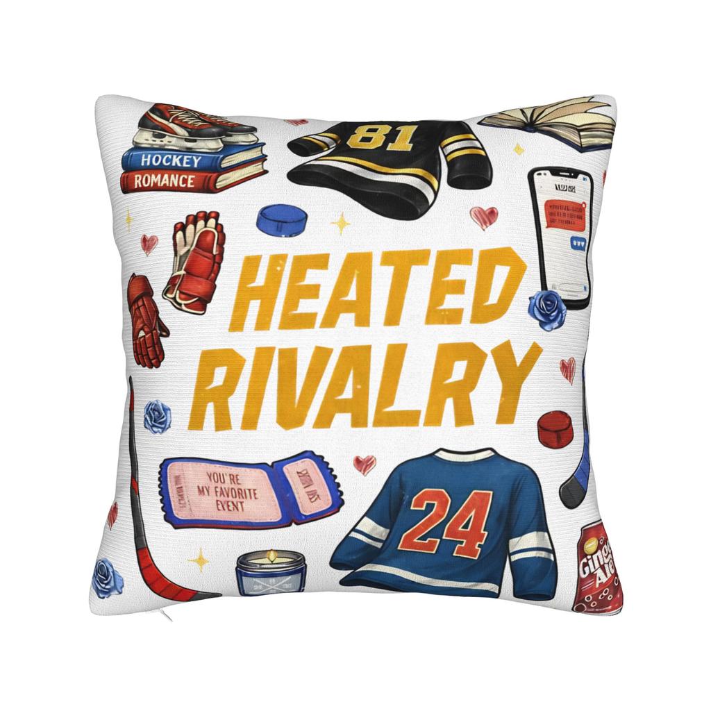 Heated Rivalry Shane Hollander Ilya Rozanov Printed Pillowcase Cushion Cover Hudson Williams Connor Storrie Throw Pillow Cover