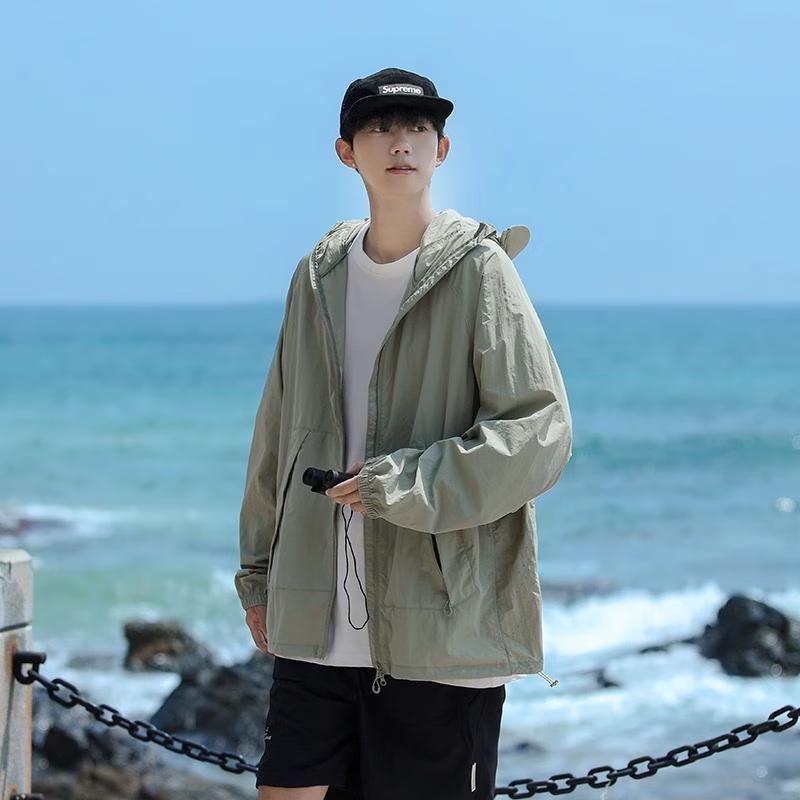 XIN SHENG XIANG Unisex Ice Silk Cooling UV Protection Hoodie