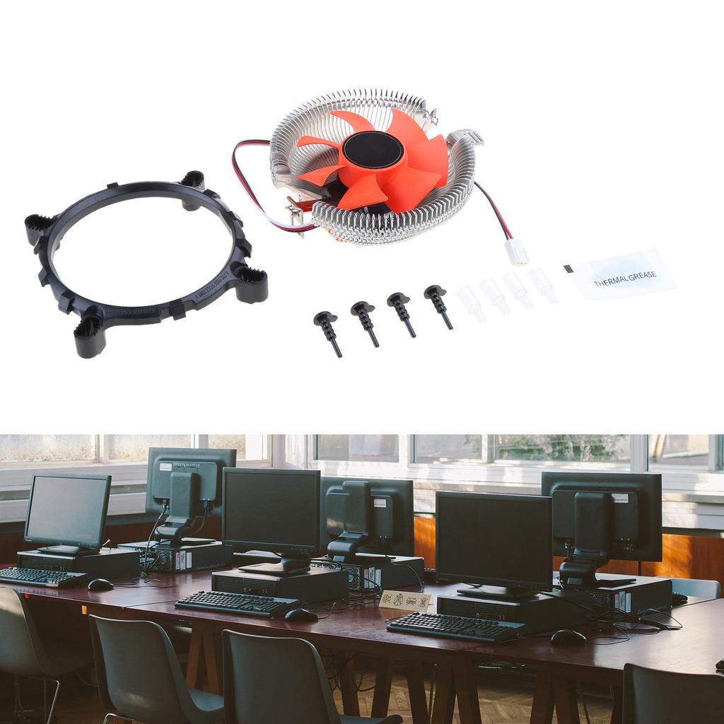 CPU Fan Desktop Computer PC Cooler Aluminum Heatsink CPU Cooling Radiator for LGA 775 1150 1155 1156 1366 2011