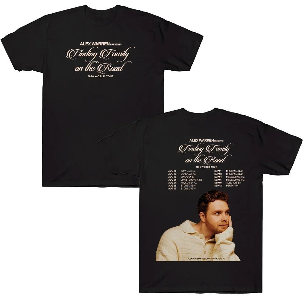 Wear This Official Alex Warren 2026 Finding Family on the Road World Tour Tee to Show Love for His Global Music Journey 4XL