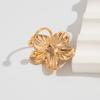 Hip Hop Flower C Shape Ear Cuff Silver Golded Starfish Shell Ring Clip Vacation Style Metal Ear Buckle Wear