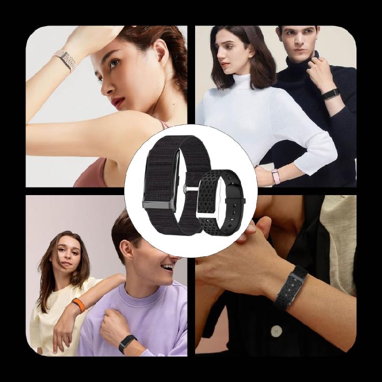 Comfortable Silicone Activity Trackers with Sleep Pattern Recognition & Exercise Data Recording Sleep Quality Monitors