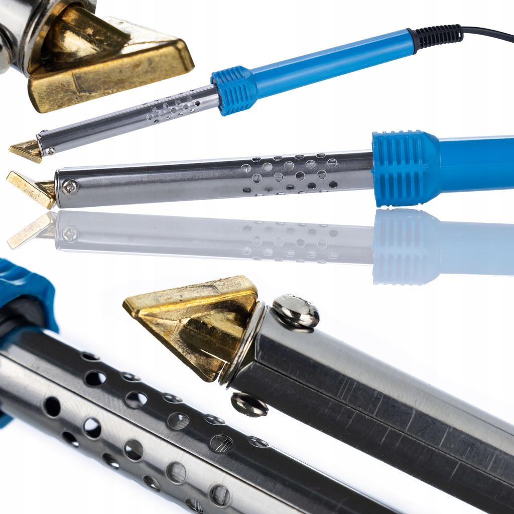 Rosfix Lutownica Typu Żelazko 80W BL80W + Zszywacz do Plastiku w Walizce – Wszechstronność Zastosowania | 200 Zszywek | 8 Rodzajów Zszywek 800szt.