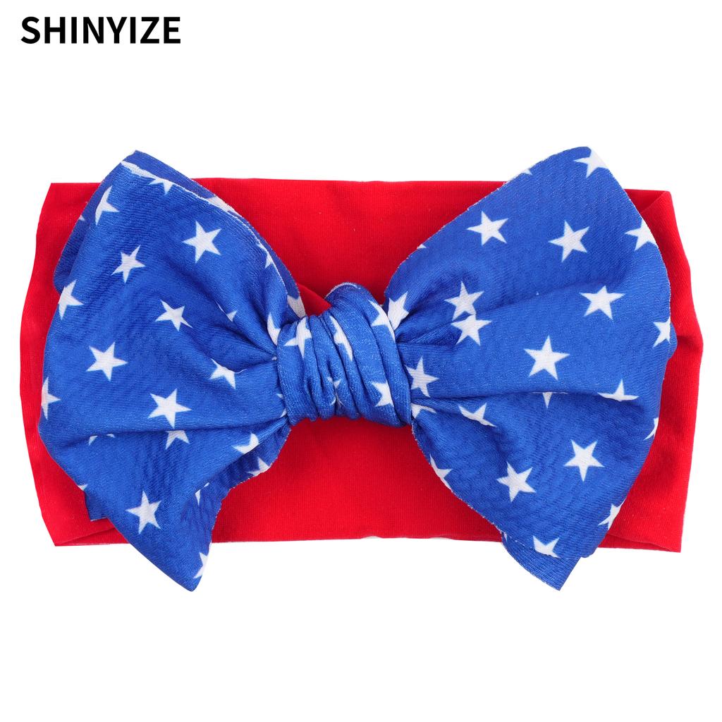 Classic Baby Elastic Skin Friendly 6"Bow Headband Popular Festival Travel Headwear Cute Kids Birthday Party DIY Hair Accessories