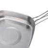 6 Pcs Camping Cookware Set Stainless Steel Utensils Pot Pan Plate Cup Kit for Outdoors Picnic Hiking (CW 304) 6 Piece