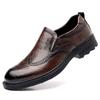 Handmade Mens Fashion Loafers Male Comfortable Walking Shoe Luxury Brand Dress Footwear Men Genuine Leather Mens Slip On Shoes