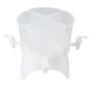 Beverage Dispenser Rotatable Large Capacity Detachable 4 Grids Cold Kettle Plastic Drink Dispenser F