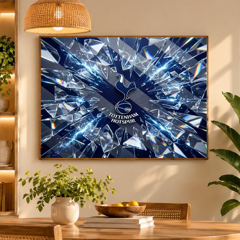 5D Diamond Painting Tottenham Hotspur DIY Full Drill Diamond Art Kit Home Decoration
