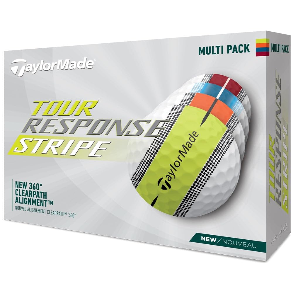 TaylorMade Tour Response Stripe Multi Golf Ball 2023