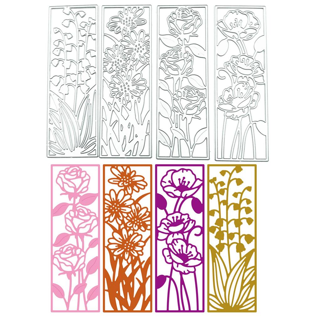 Blumen Stanzformen Florale Präge-Stanzschablonen für Kartenherstellung Scrapbooking DIY Papierbasteln Fotoalbum