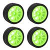 4Pcs RC Rubber Tires 65mm Car Tyres Wheels Strong Friction for WLToys 144001 RC 114 Off Road