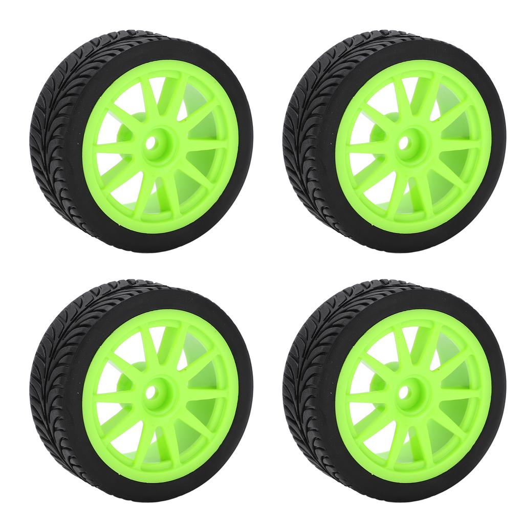 4Pcs RC Rubber Tires 65mm Car Tyres Wheels Strong Friction for WLToys 144001 RC 114 Off Road
