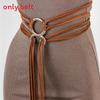 Medieval Renaissance Green Snake Belt With Decorative Buckle For Cosplay And Costume Accessory