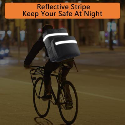Food Delivery Bag Insulated Backpack Large Capacity Strong Load-bearing Expandable Cooler Bag Reusable Pizza Food Delivery Bag