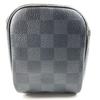 Louis Vuitton N47625 Damier Graphite Makeup Cosmetics Pouch Clutch Bag