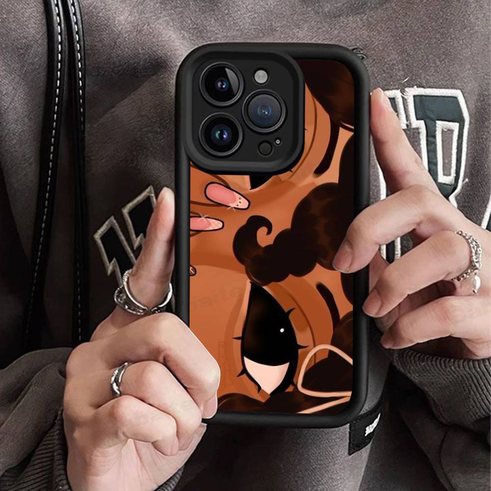 BIG EYES COMIC GIRL Phone Case For IPhone 17 16 15 14 13 12 11 Air Plus Pro Max Soft Back Cover