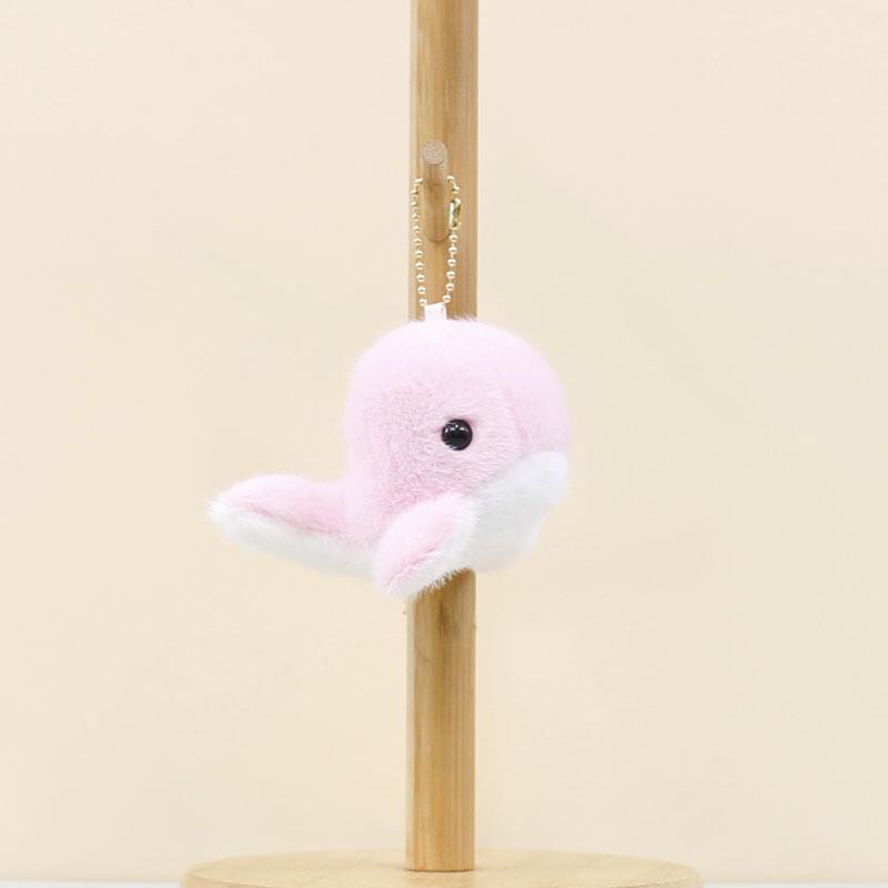 Adorable Plush Dolphin Keychain Soft Toy Cute Ocean Animal Accessory For Bags