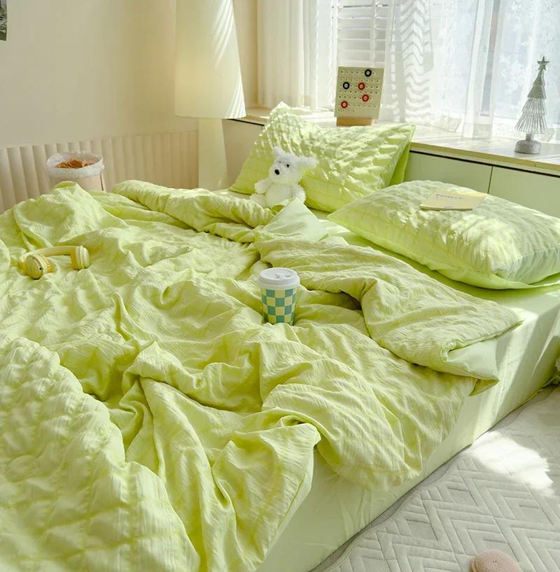 Summer Quilt Blanket For Single Double Queen Soft Skin-Friendly Quilt Soft Breathable Comfortable Air Conditioning Comforter