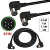 DIN 6Pin Cable Male To Male DIN Adapter Instrument Converter Adapter 6pin Sound Cord for Microphone Guitar