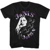 Janis Joplin On The Mic Cotton 100% Black Size S To 4XL TShirt Unisex T-Shirt