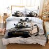 Tank Race Bedding Set Deluxe Home Textile Single Double King Queen Bedding Set Modern Down Quilt Cover And Pillowcase