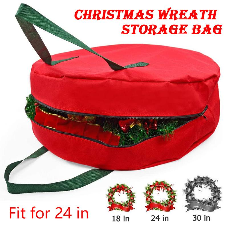 decorative wreath storage
