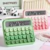 Mekanik Tuşlar Retro Daktilo Hesap Makinesi Kırtasiye Büyük Ekran Vintage Gradyan Renkli Hesap Makinesi Kullanımı Kolay Taşınabilir