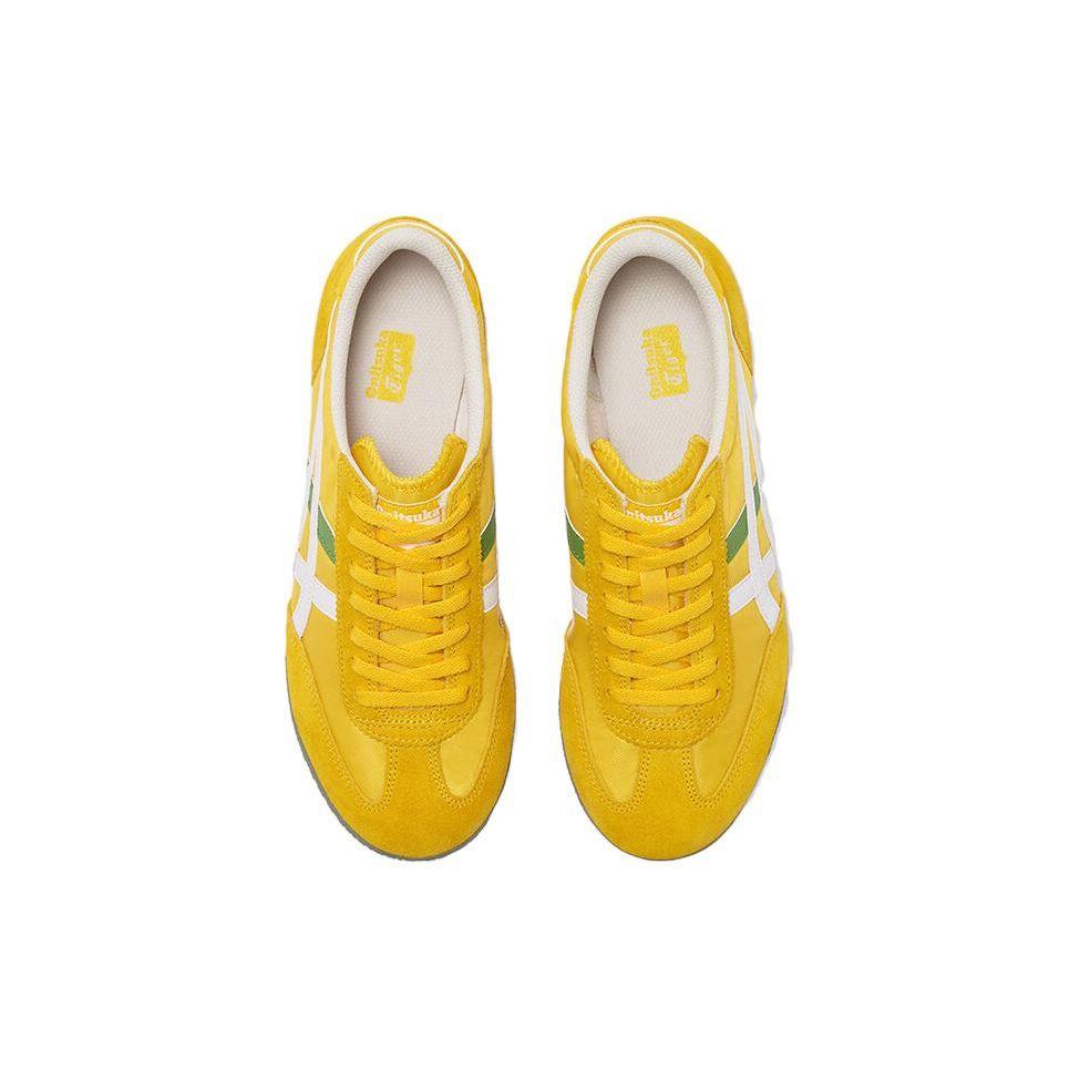 Onitsuka Tiger Machu Racer Comfortable Versatile Non-Slip Low-Top Casual Shoes Unisex sneaker Yellow 1183B877-750