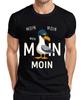 Moin Möwe Nordseeküste Maritim Inselurlaub Seemann Cool Lässig Herren T-Shirt-
