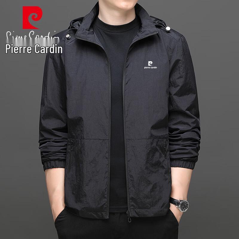 Pierre Cardin Men's Spring Autumn Hooded Jacket