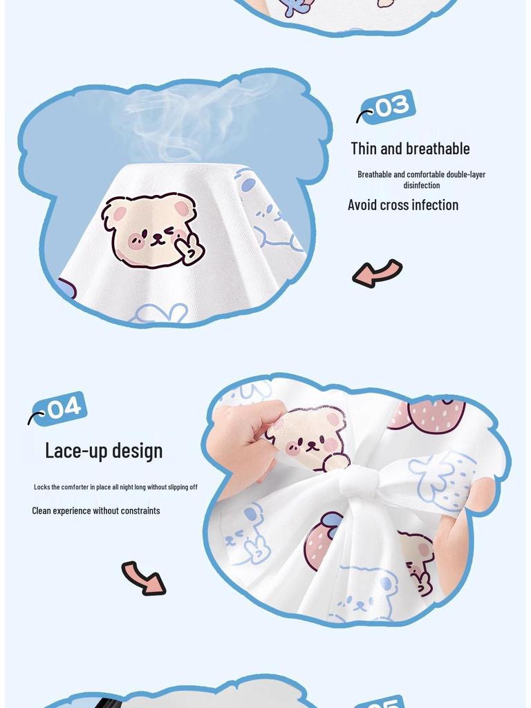 Extra Large Thick Disposable Hotel Bedding Set: Duvet Cover, Pillowcase, Bath Towel & Dirt-Isolating Bed Sheet.