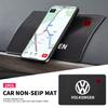 BSU1 Car Ashtray Car Silicone Non-Slip Mat Interior Console Emblem Badge Anti-Slip Pad For Volkswagen VW Golf 4 6 7 GTI Tiguan Passat