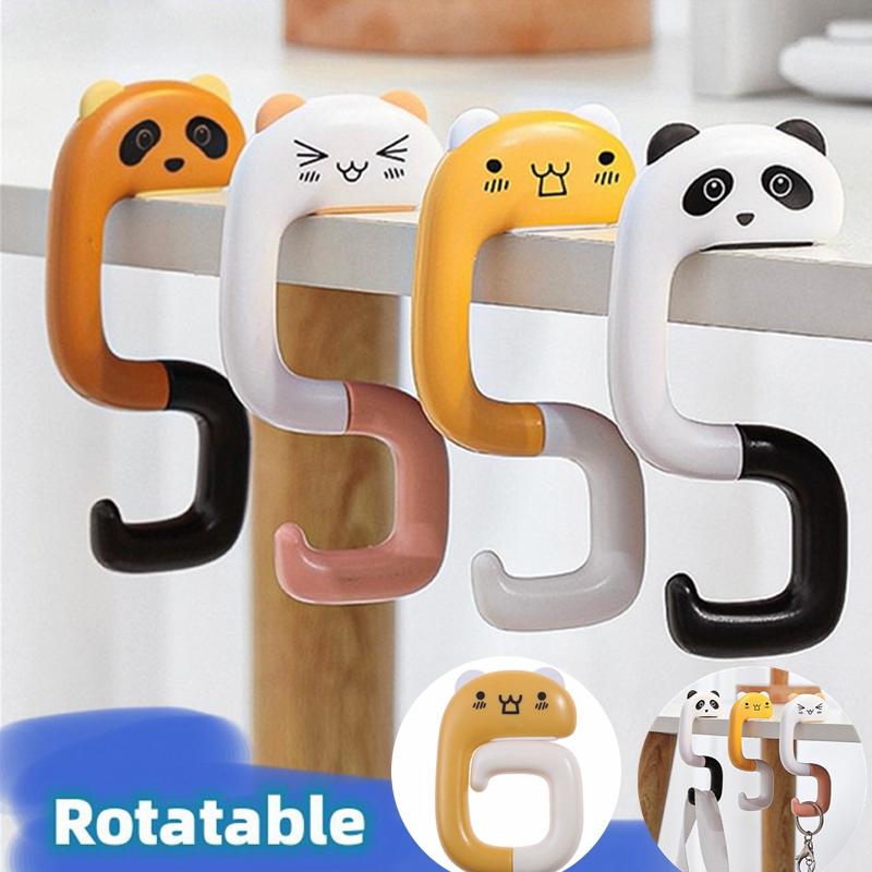 

Практичный Симпатичный Панда Форма Крючок Неперфорированный Портативные Съемные Настольные Крючки
