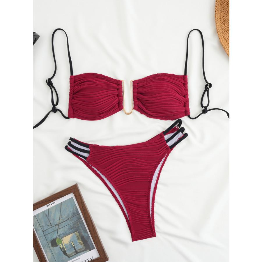 Bikini Swimsuit Sexy Comfortable 3 Piece Women's Swimwear Two Piece Set CLE